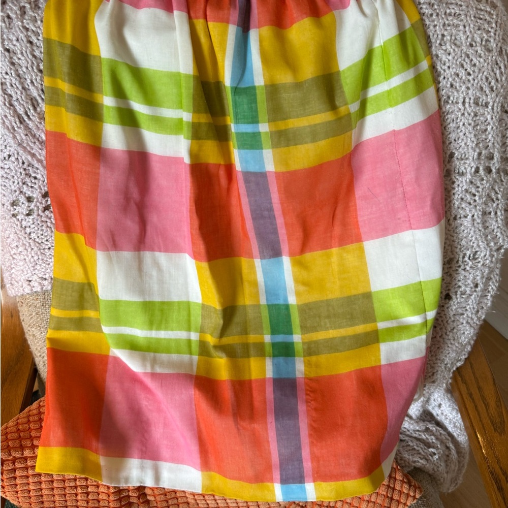 Vintage Colorful Plaid Women's Skirt